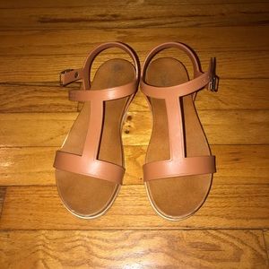 Brown sandals